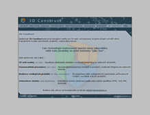Tablet Screenshot of 3dconstruct.cz